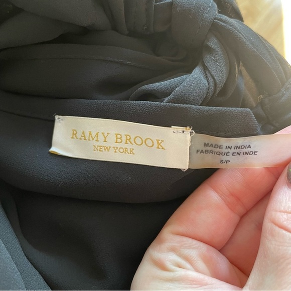 RAMY BROOK Kendyl Geometric-Print Bead Embroiderer Mini Coverup Dress EUC Size S - Picture 11 of 12